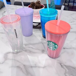 Starbucks Vibrant Tumbler Collection - Pink, Purple, Blue
